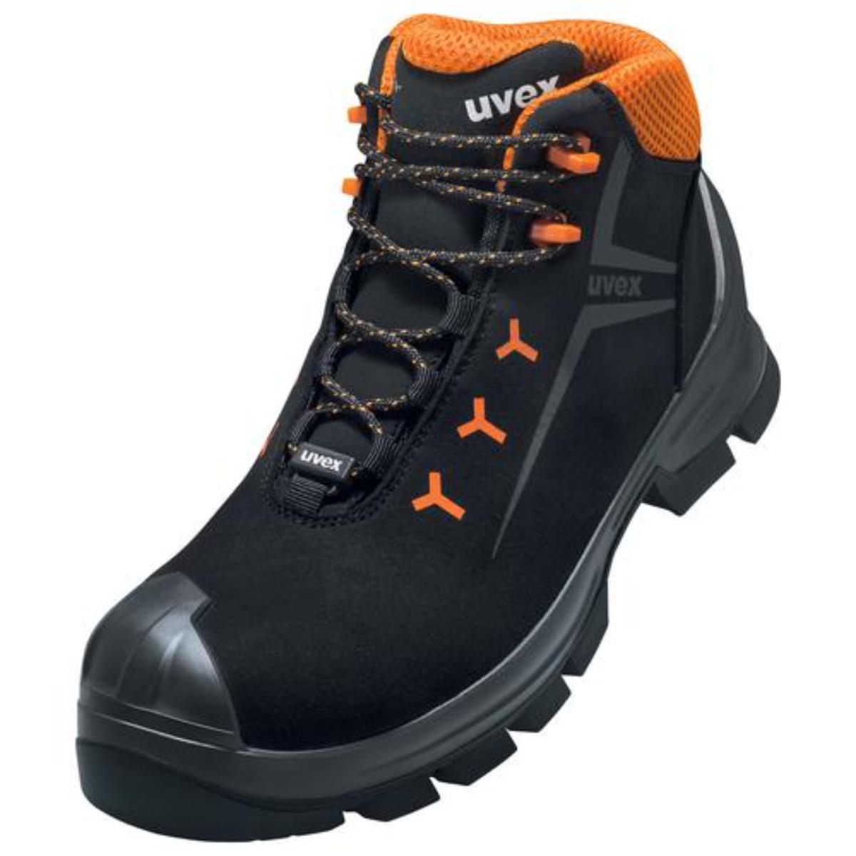 uvex 2 STX Sicherheitsschuh S7L Stiefel Velours Größe 47 Weite 10