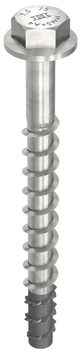 HECO MULTI-MONTI-plus 10 x 95mm SS A4 Sechskantkopf phosphatiert 25 St.