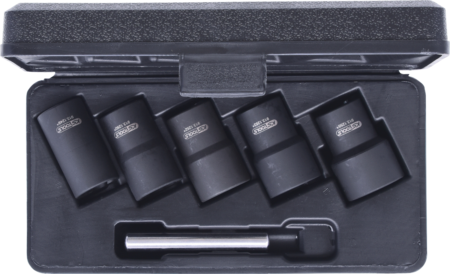 KS Tools 1/2" Spiral-Profil-Kraft-Stecknuss-Satz, 6-tlg, 19-25mm