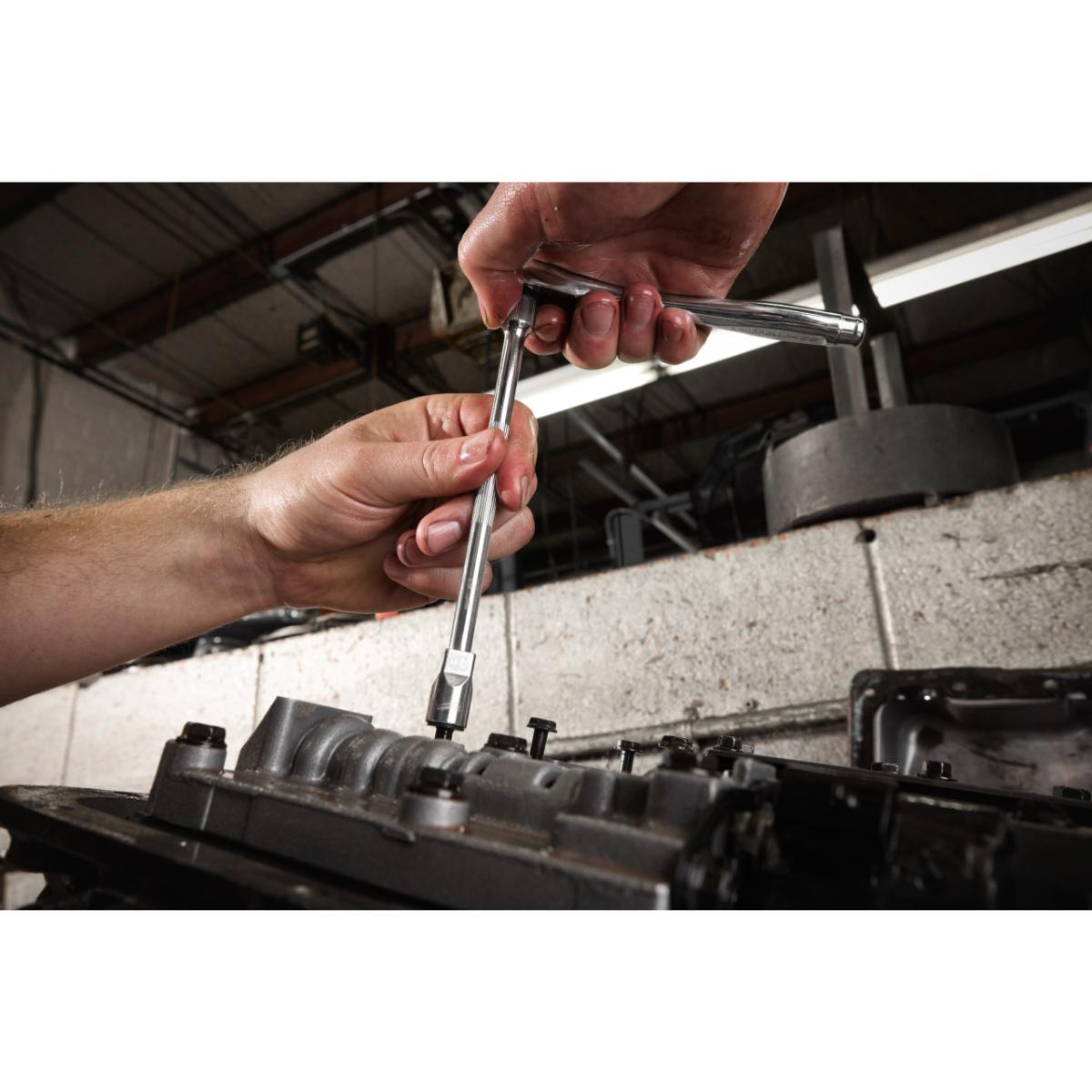 Milwaukee 3/8" Schwenk-Verlängerung, 4-teiliges Set