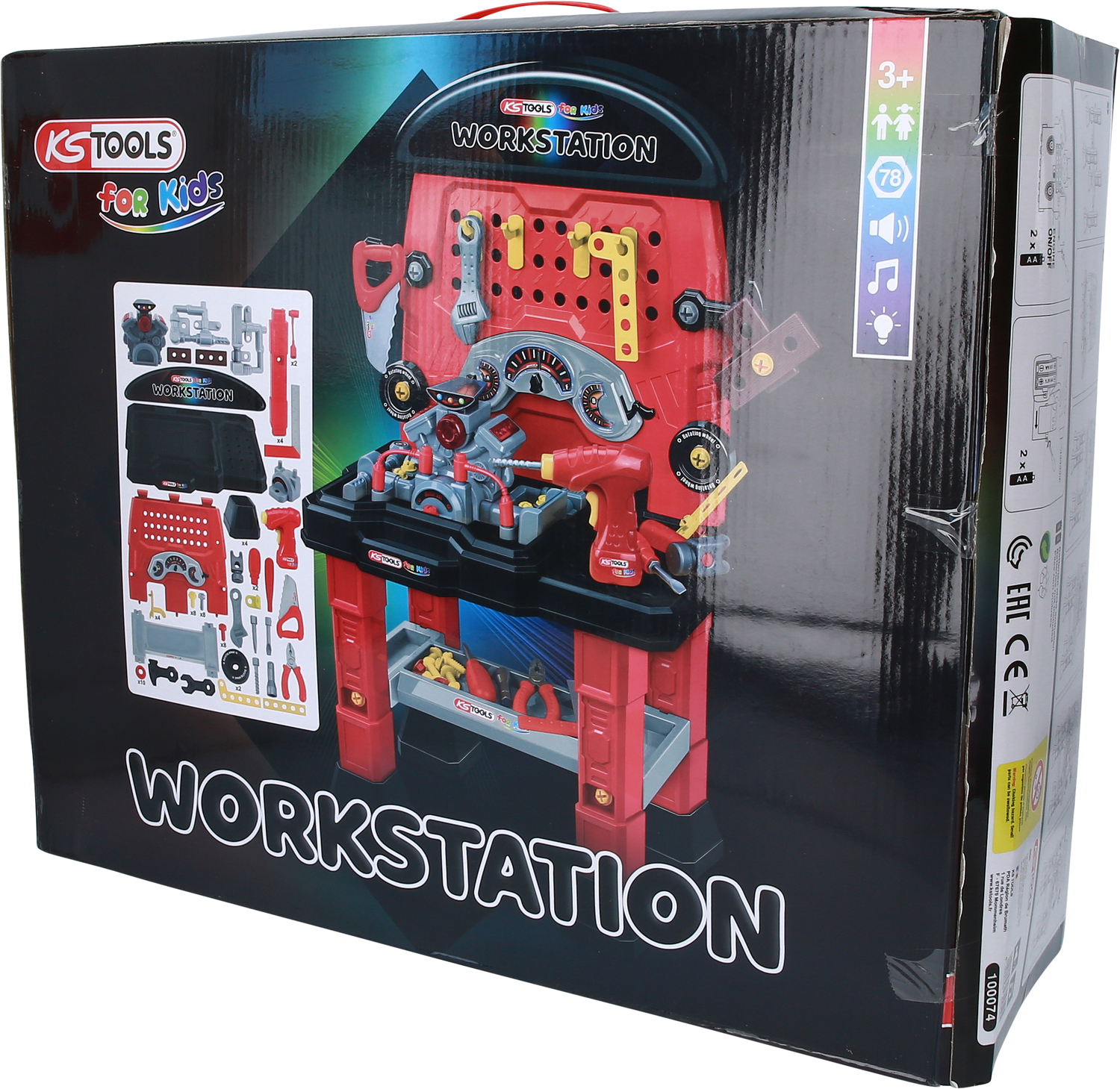 KS TOOLS Workstation for Kids, 78 tlg.