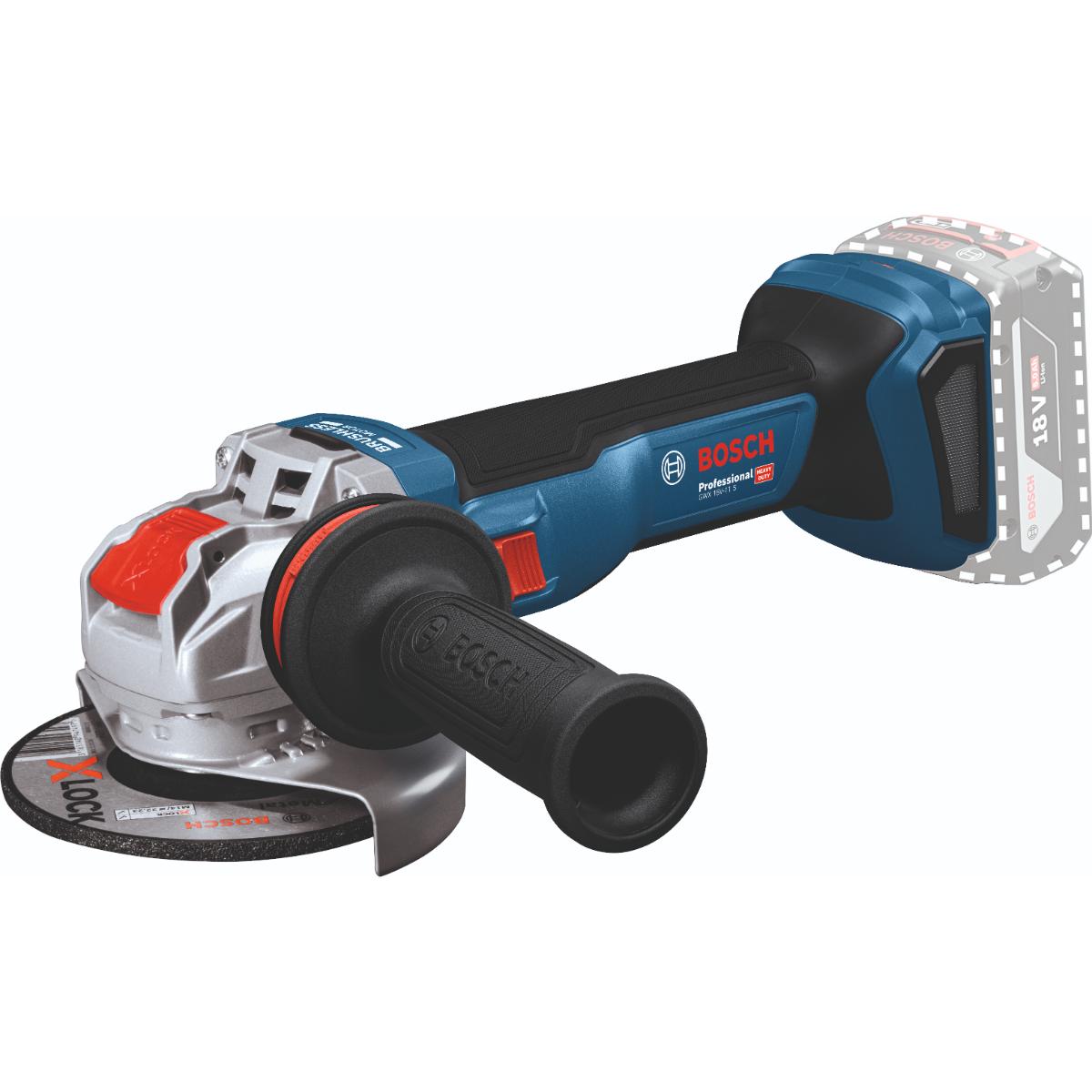 Bosch Akku Winkelschleifer mit X-LOCK GWX 18V-11 S in L-BOXX