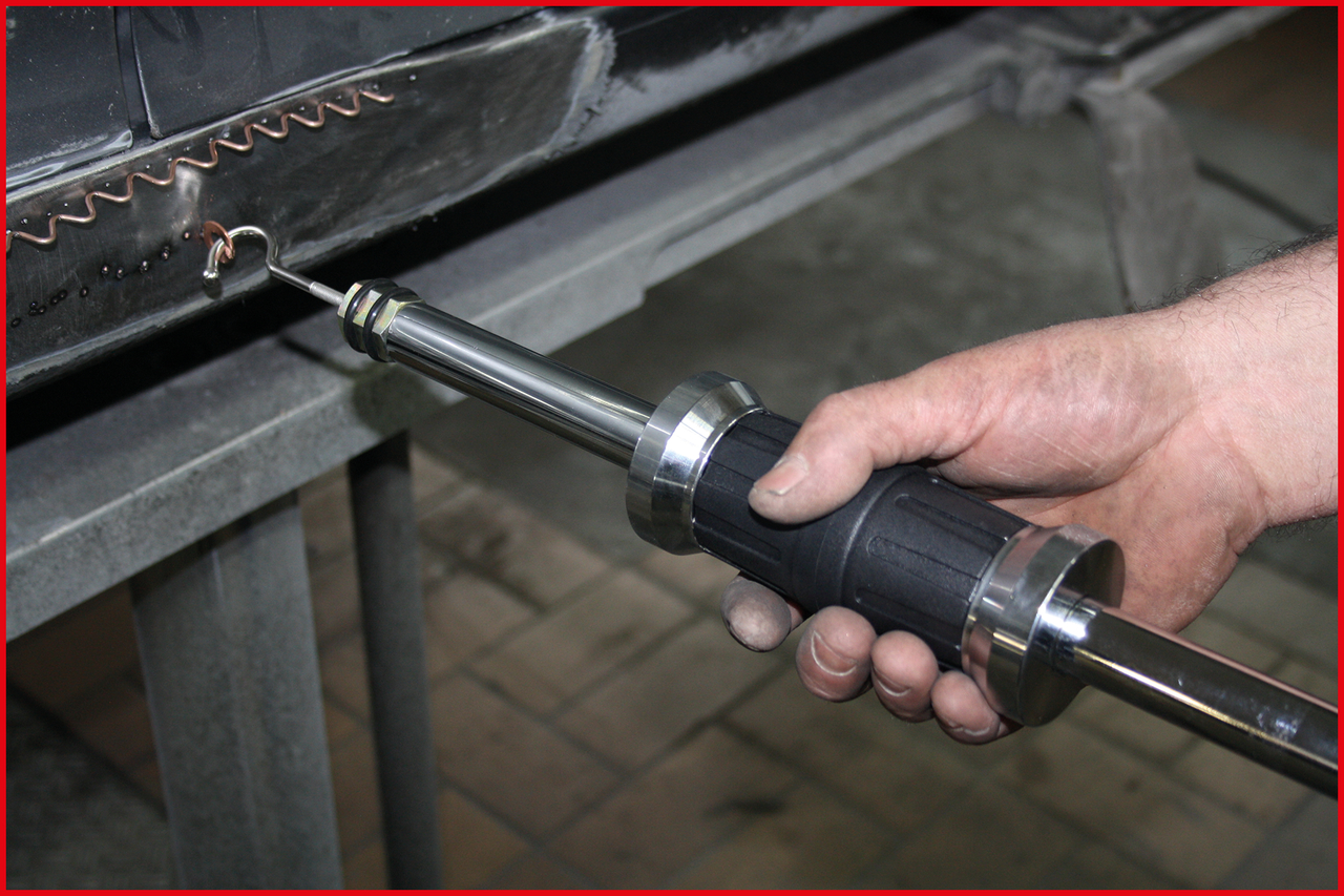 KS Tools Druckluft-Ausbeulhammer-Satz, 5-tlg