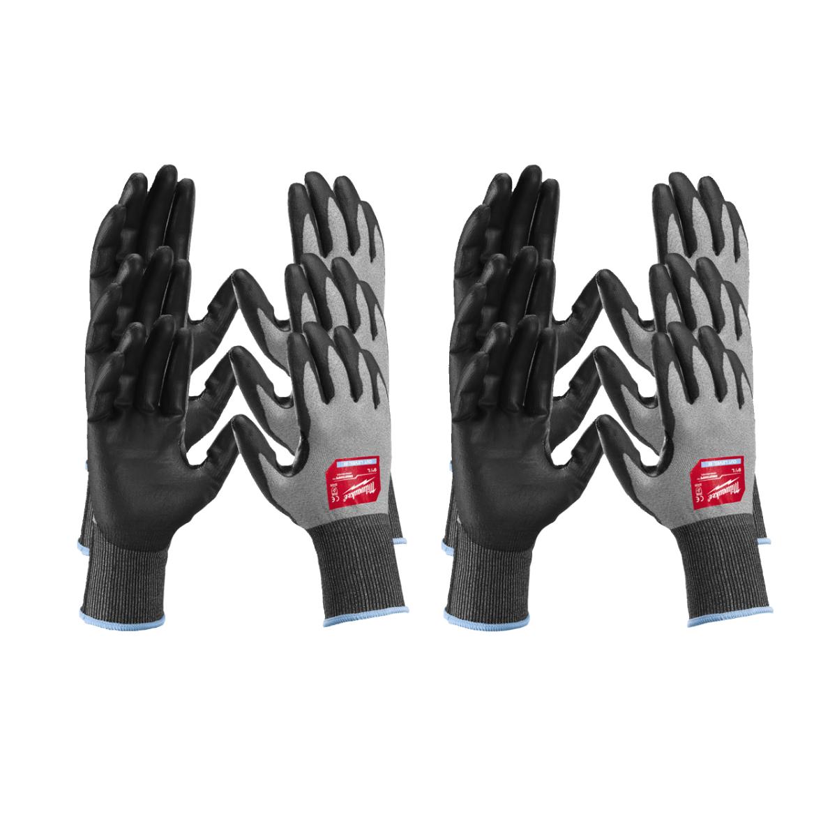 Milwaukee HI-DEX Schnittschutzhandschuhe Klasse B 12er Pack