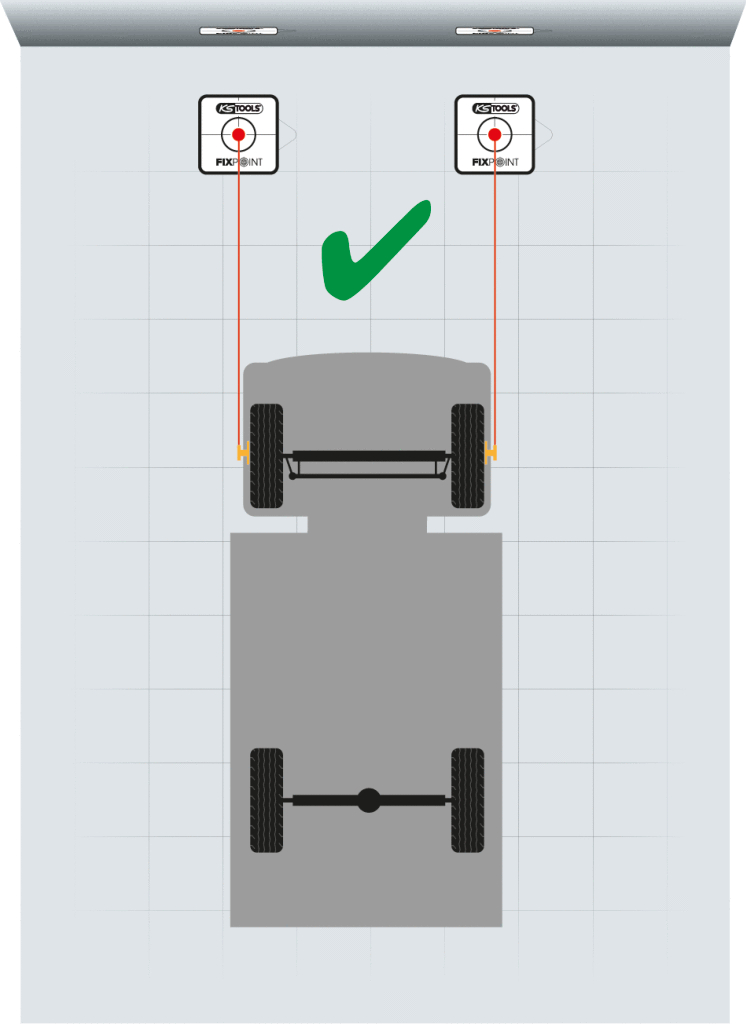 KS Tools PKW Fahrwerkjustier-System, 15-tlg