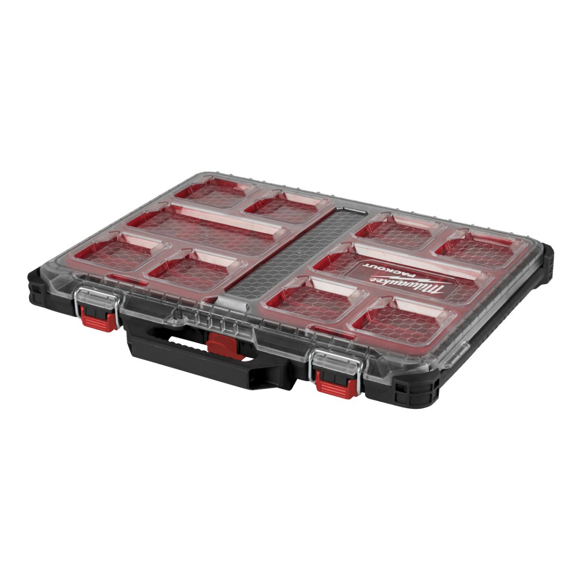 Milwaukee PACKOUT Promo-Set 3-teilig mit Trolley Koffer, Transportbox & Organiser Slim