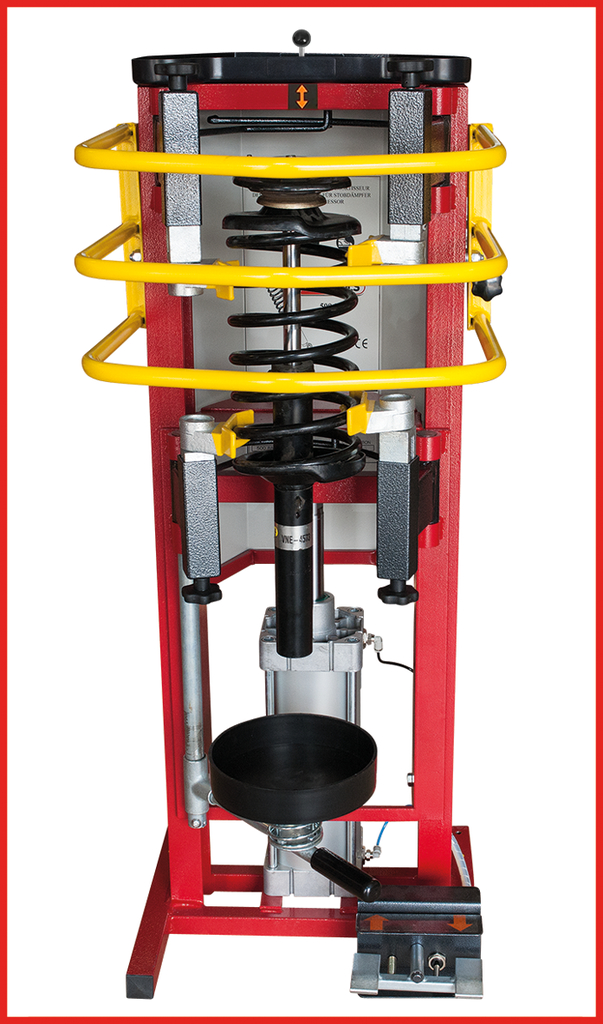 KS Tools Druckluft-Stand-Federspanner inkl. Adapterplatte