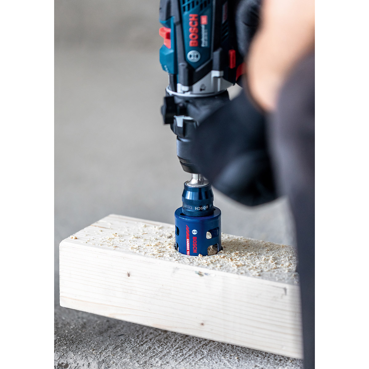 Bosch EXPERT Construction Material Power Change Plus Lochsäge, 41 x 60 mm