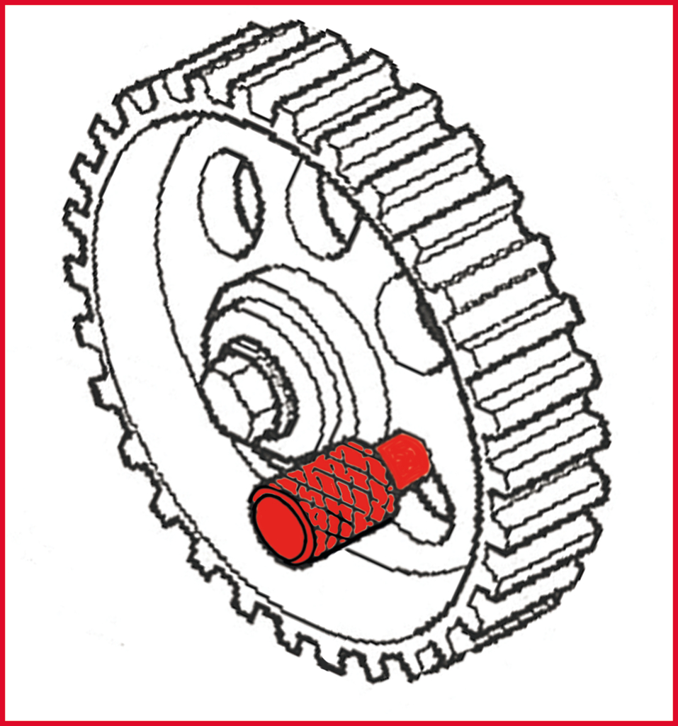 KS Tools Motoreinstell-Werkzeug-Satz für Fiat - Iveco, 5-tlg
