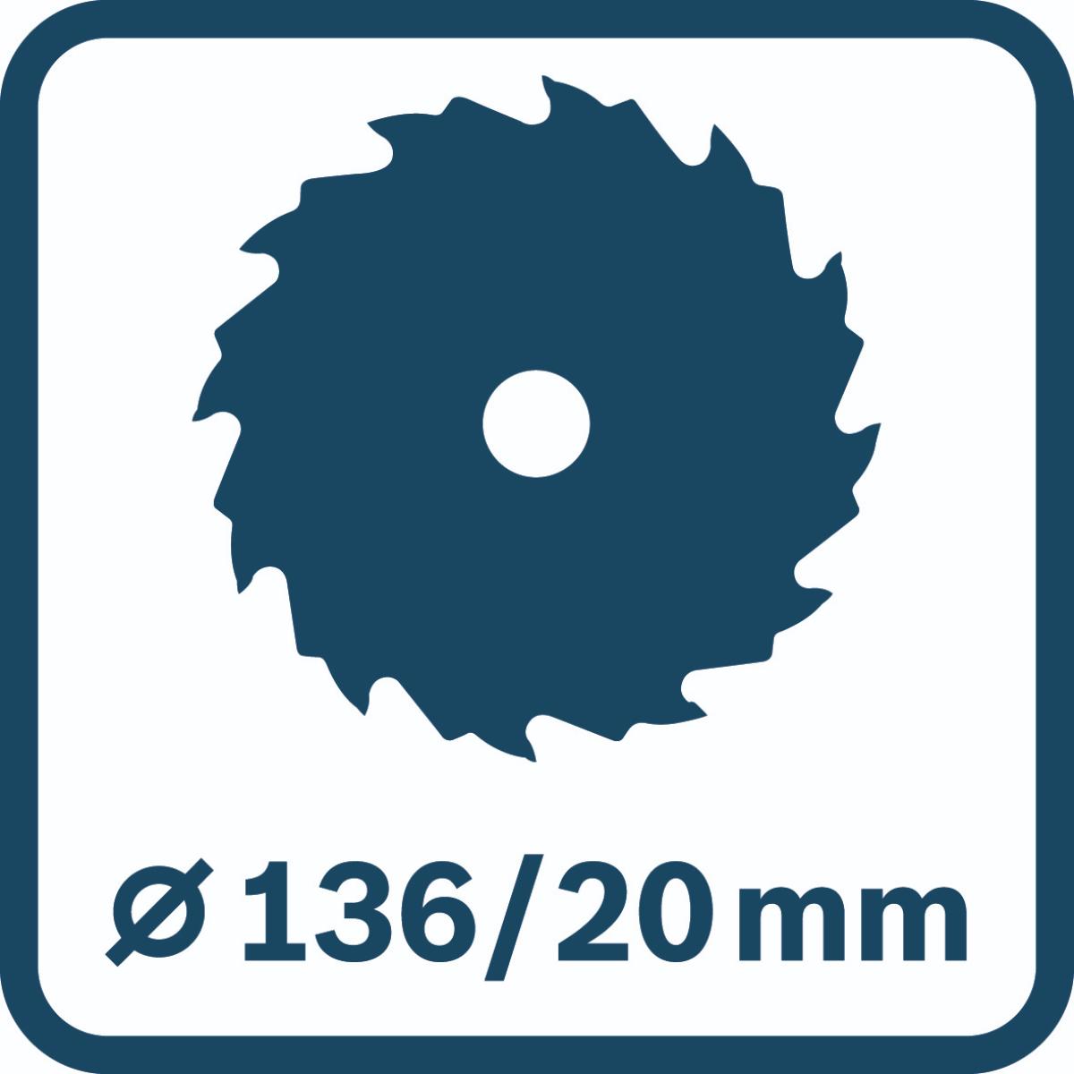 Bosch Akku-Kreissäge GKS 18V-68-2