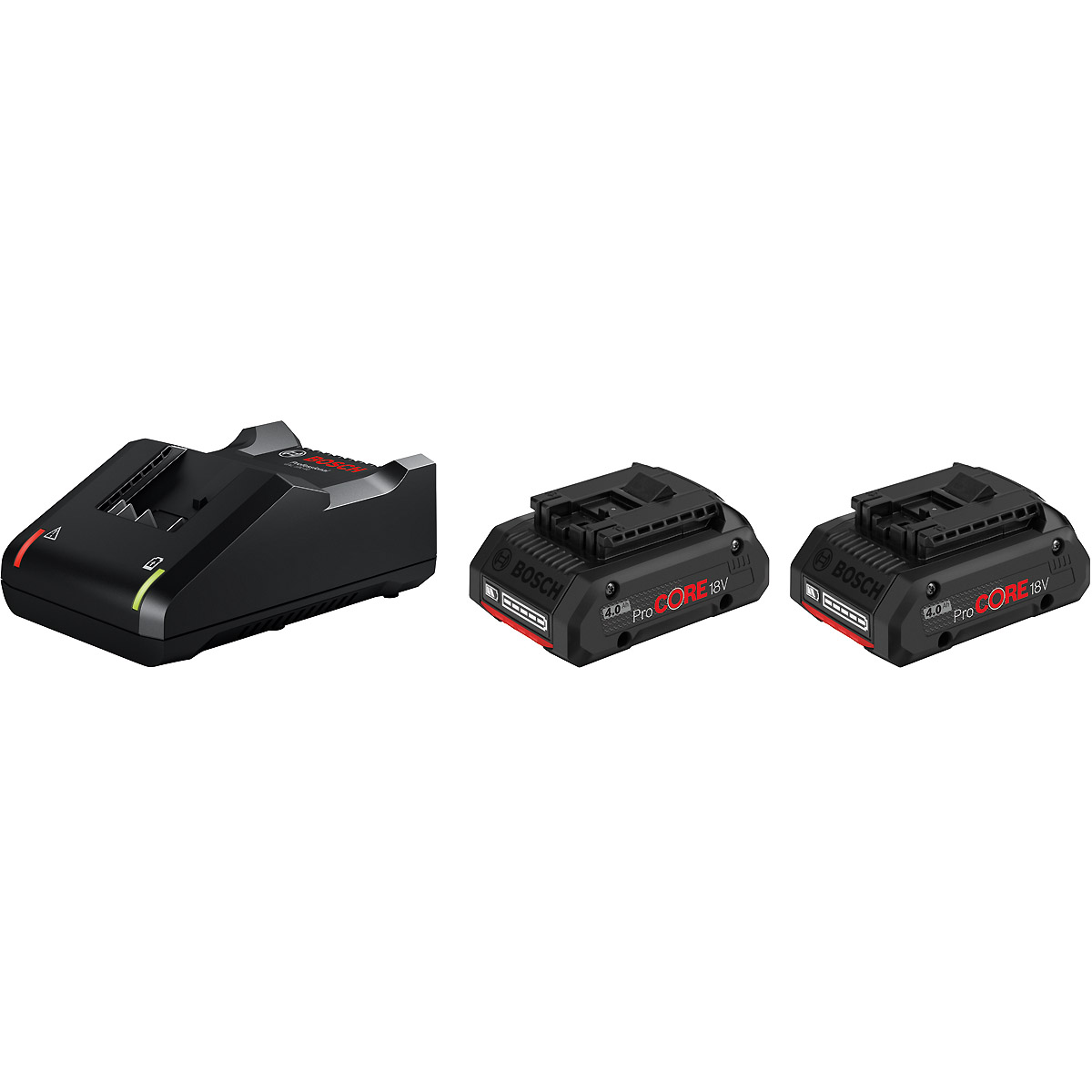 Bosch Akku Starter-Set: 2 x ProCORE 18 Volt, 4.0 Ah und GAL 18V-40