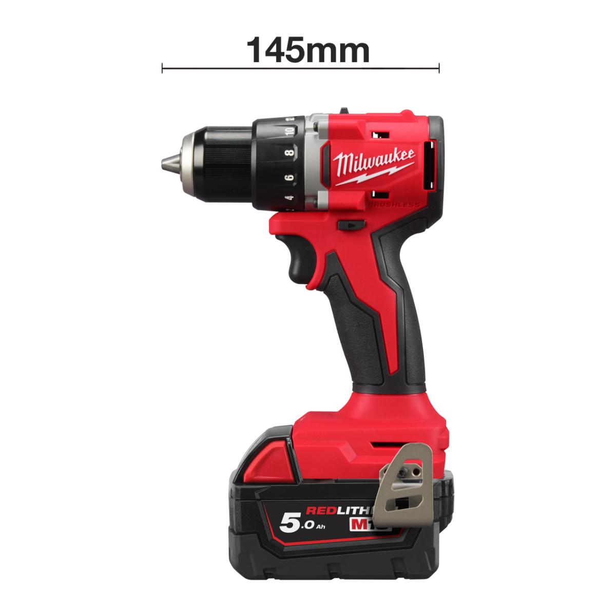 Milwaukee M18 bürstenloser Akku - Bohrschrauber, M18BLDDRC - 502C
