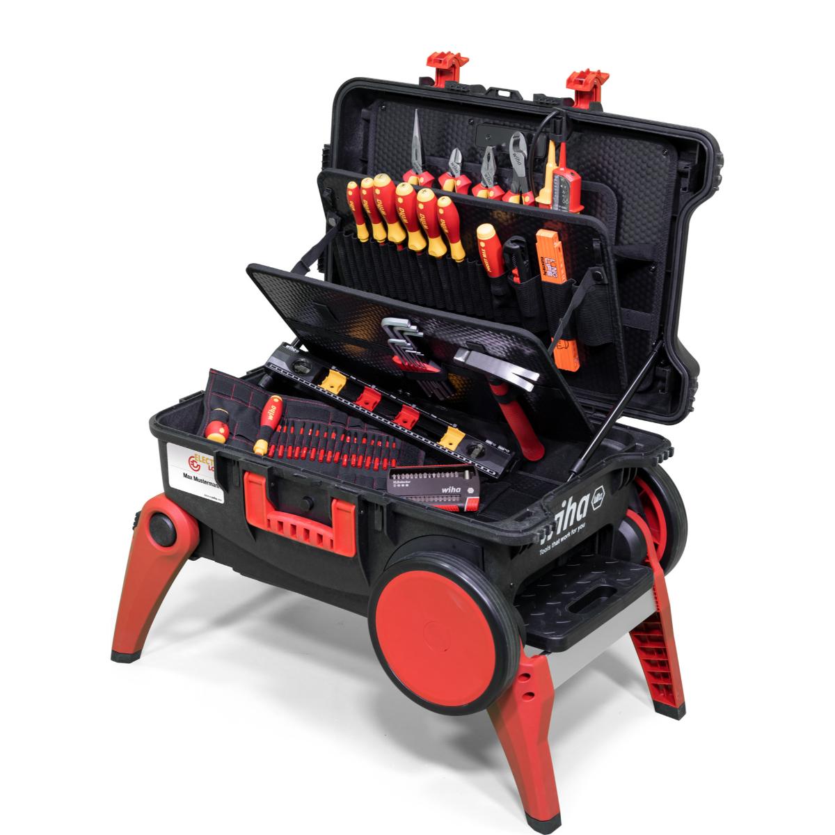 Wiha Werkzeugkoffer XXL 4 Trolley electric 80-teiliges Set