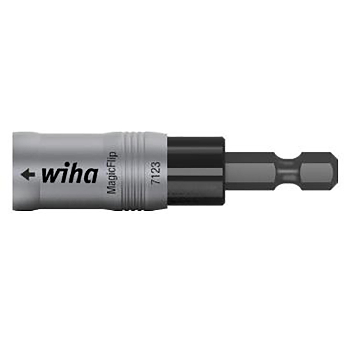 Wiha Bithalter MagicFlip Force magnetisch mit Ringmagnet, 1/4 zoll in Box Starke Haltekraft und einhändige Bedienbarkeit.