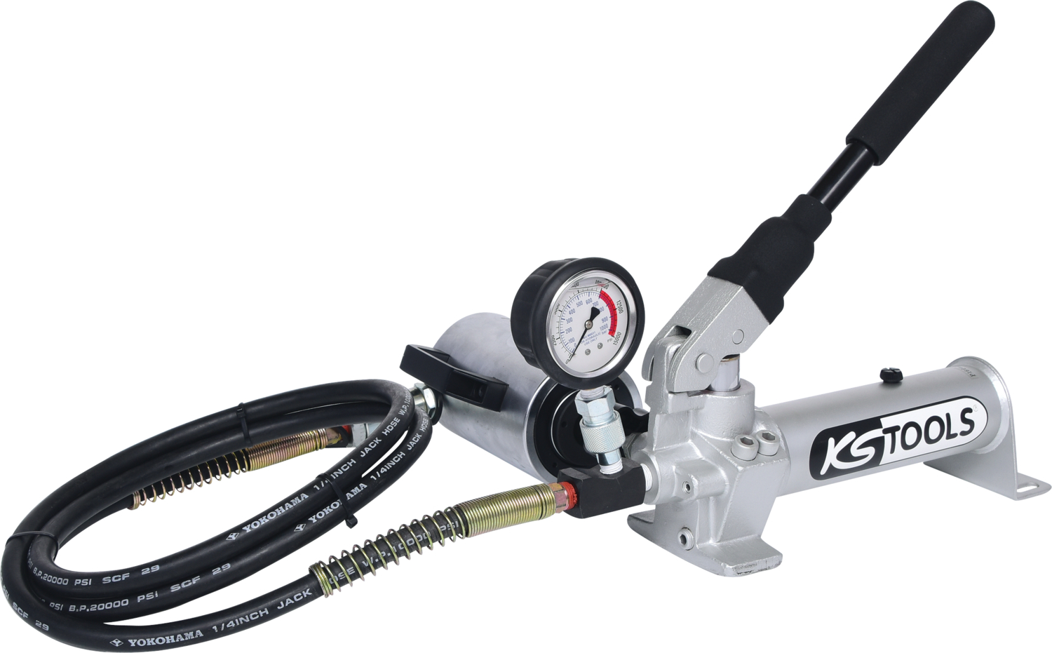 KS Tools Hydraulik-Zug- und Druckeinheit, 4-tlg