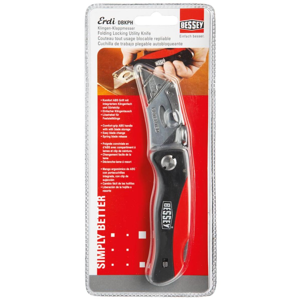 BESSEY Cuttermesser mit Kunststoffgriff