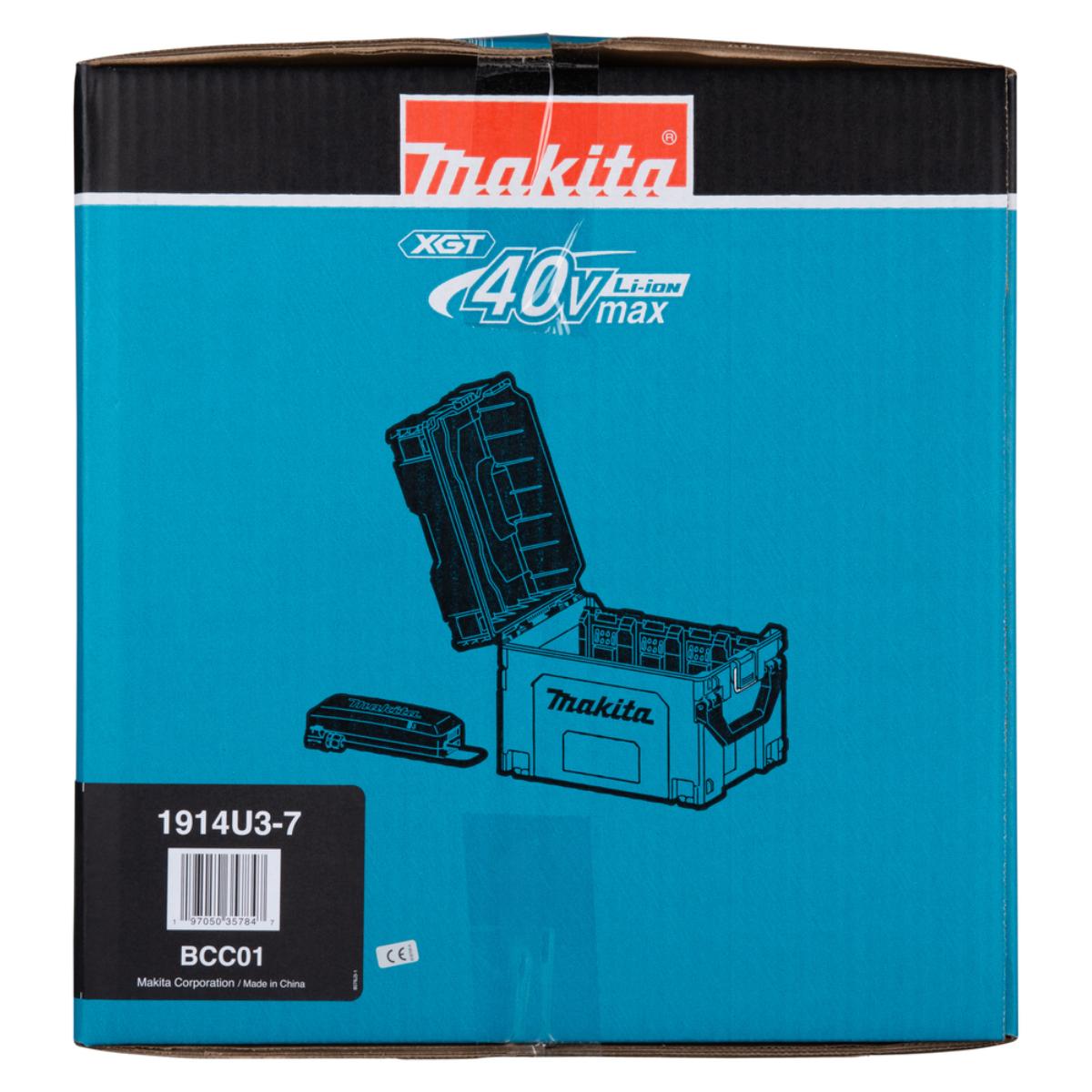Makita Akku-Ladekoffer 40V max. BCC01 - 8 Steckplätze - XGT - 40V max. - 1914U3-7