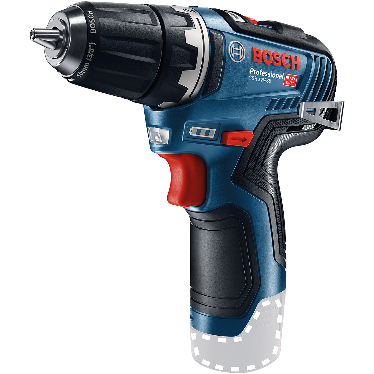 Bosch Akku-Bohrschrauber GSR 12V-35, Solo Version, L-BOXX