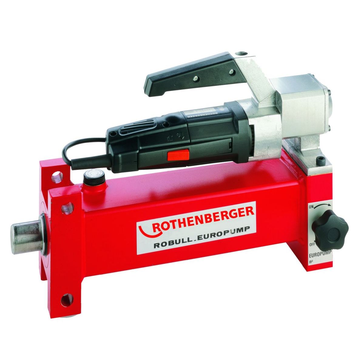 ROTHENBERGER ROBULL Typ ME, Hydraulik-Biegegerät bis 90°,Elektropumpe, 3/8-2", aufklappbar + Zubehör