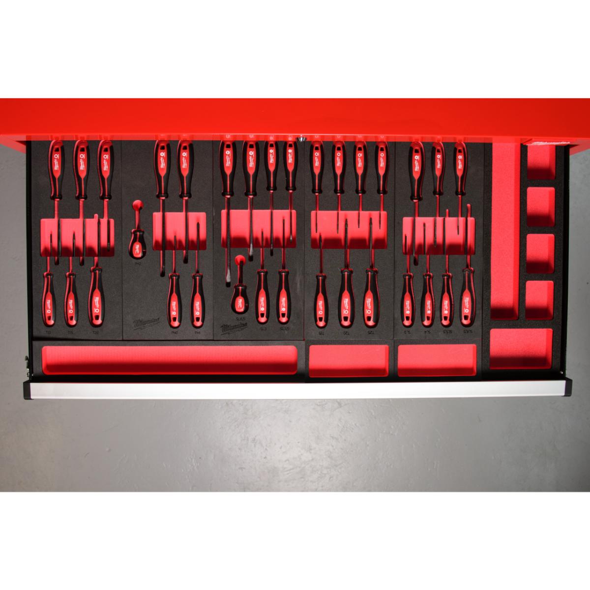 Milwaukee Tri-Lobe Schraubendreher Einlage für Werkstattwagen 78cm