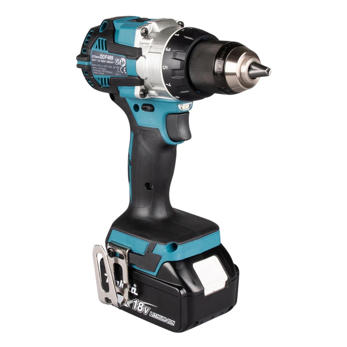Makita Akku-Bohrschrauber LXT 18V - max. 110 Nm - 0-1.800 U/min - DDF489RTJ