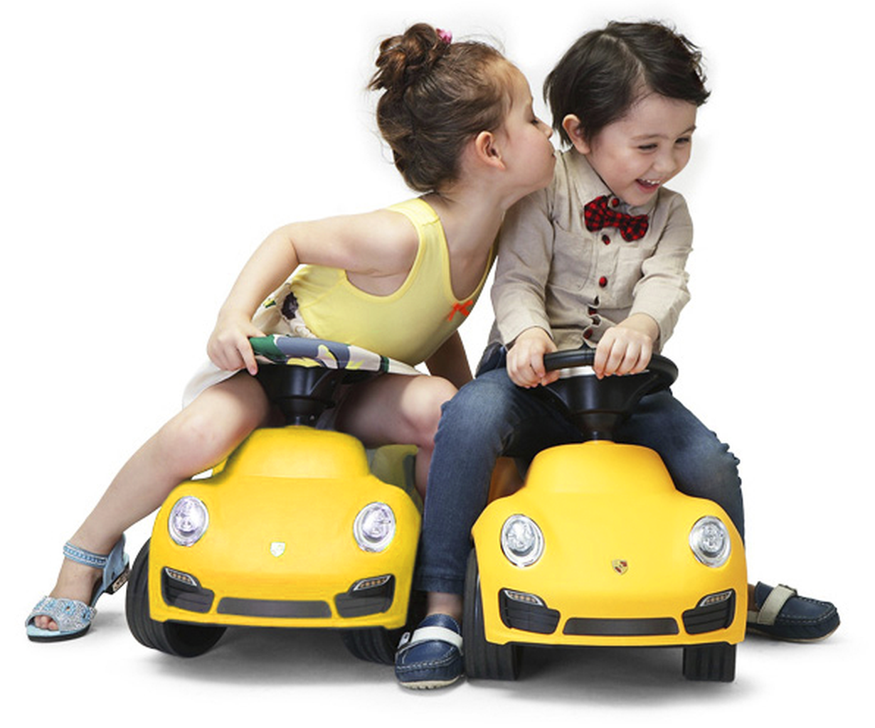 KS Tools Kinderauto Porsche 911, gelb
