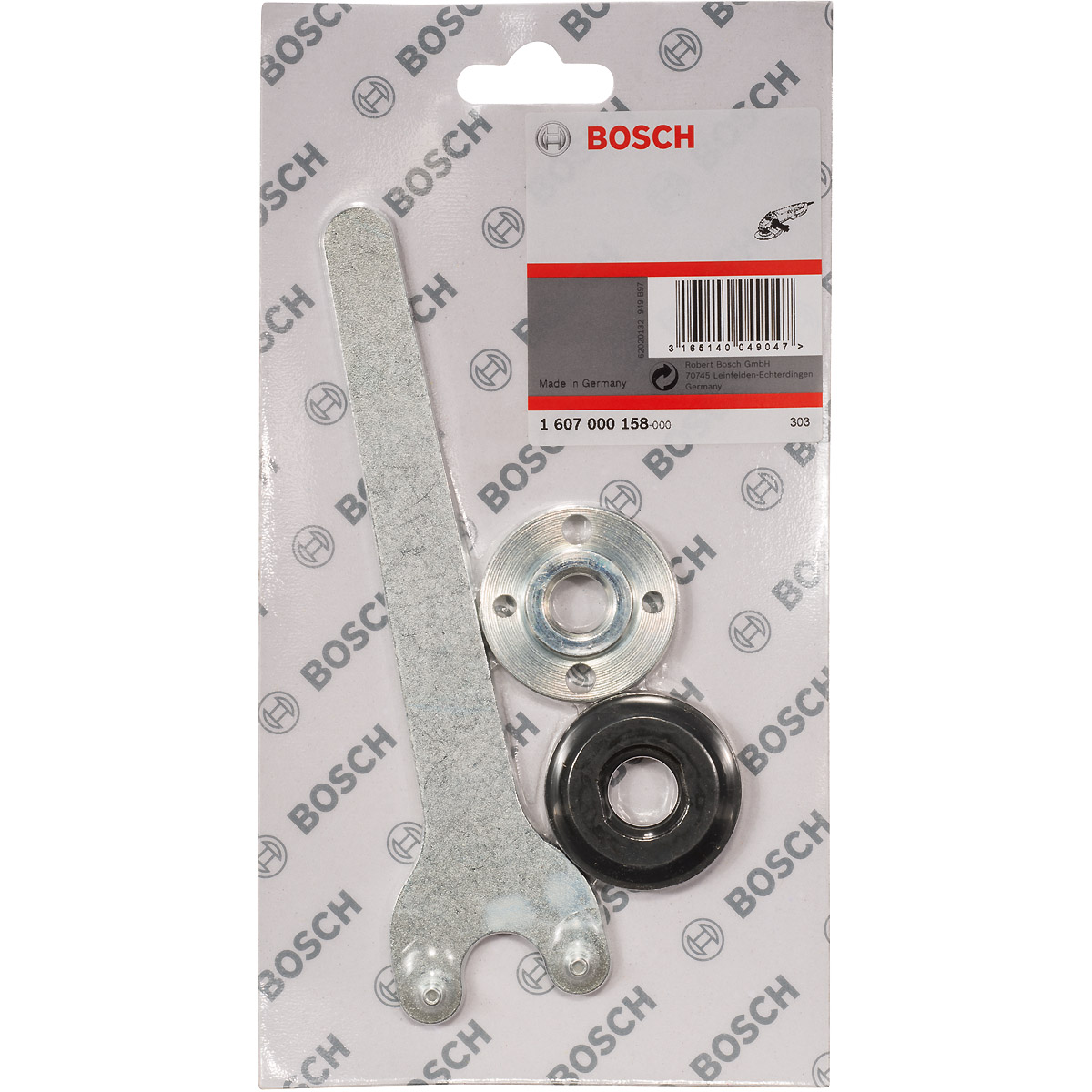 Bosch Spannteile-Set für kleine Winkelschleifer, 3-teilig