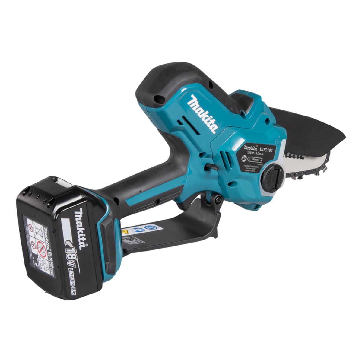 Makita Akku-Astsäge LXT 18V - 10 cm Schwert - mit 2x Akku und viel Zubehör - DUC101RX06