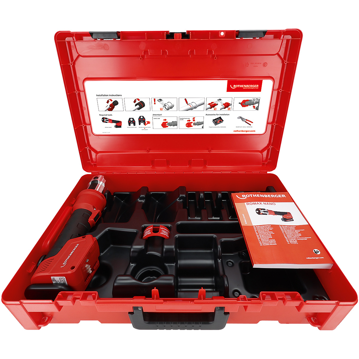 ROTHENBERGER ROMAX NANO Grundmaschine CAS, ROCASE 6414