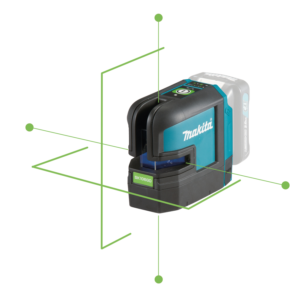 Makita Akku-Kreuzlinienlaser 12V CXT - SK106GDZ