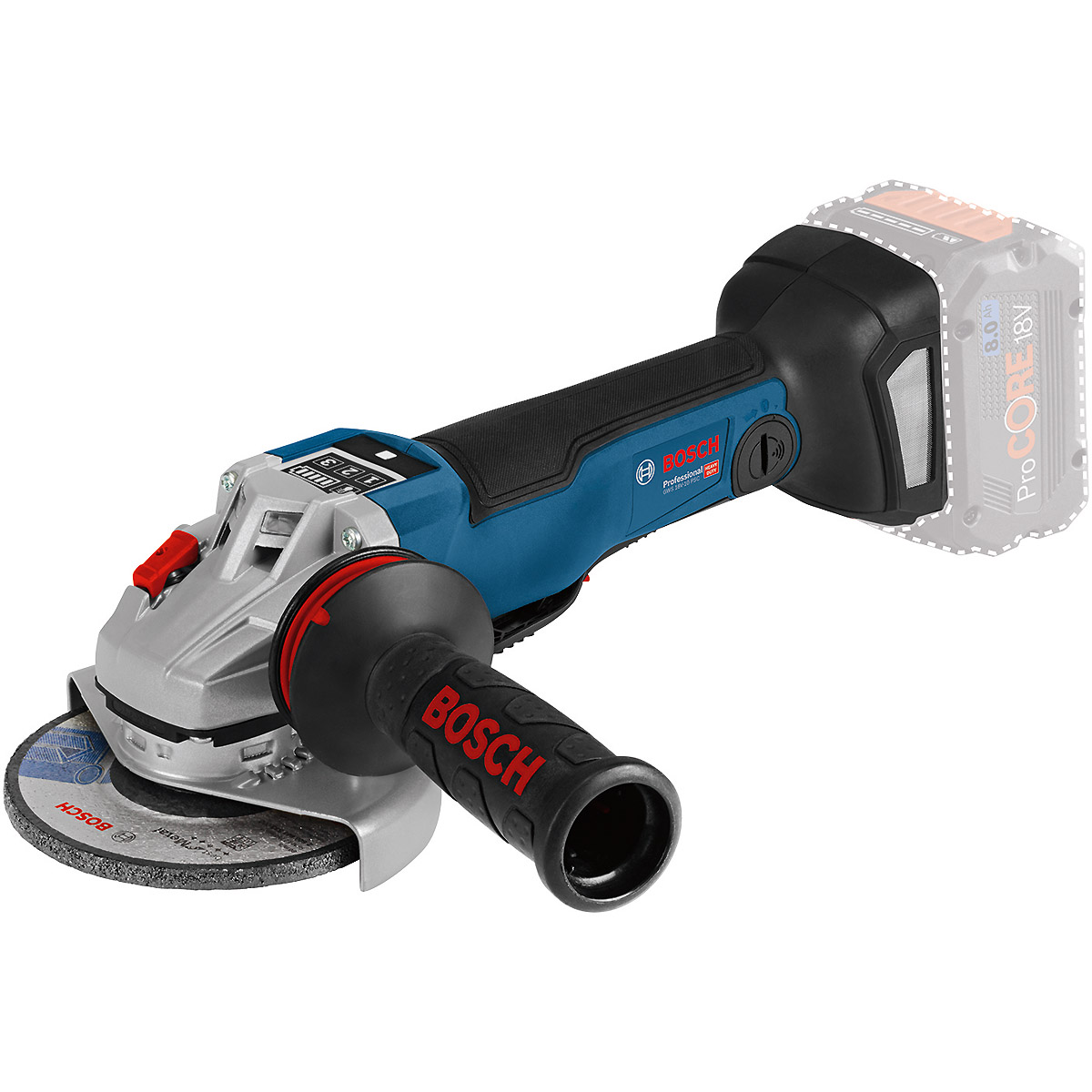 Bosch Akku-Winkelschleifer GWS 18V-10 PC, Solo Version