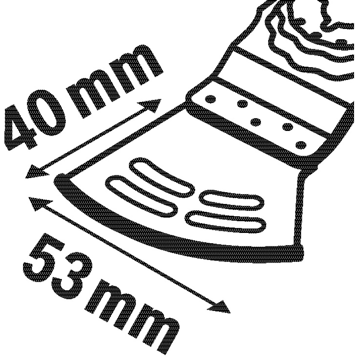 Bosch BIM Tauchsägeblatt Dual-Tec AYZ 53 BPB Multimaterial, 40 x 53 mm, ST