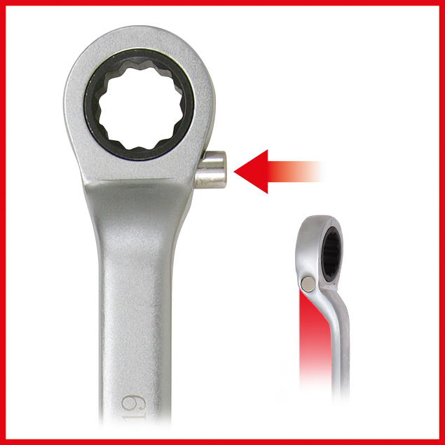 KS Tools Ratschenringschlüssel, umschaltbar
