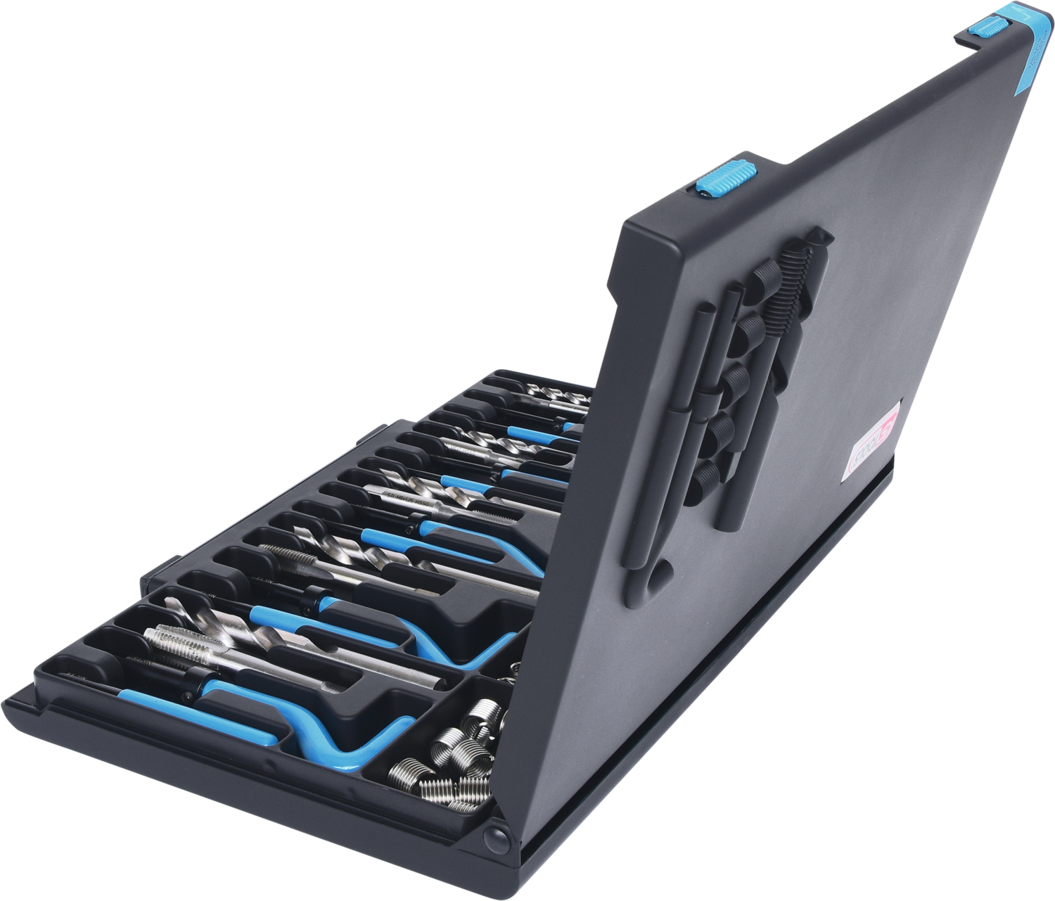 KS Tools Nirostahl Gewinde-Reparatur-Satz M5-M12, 130-tlg
