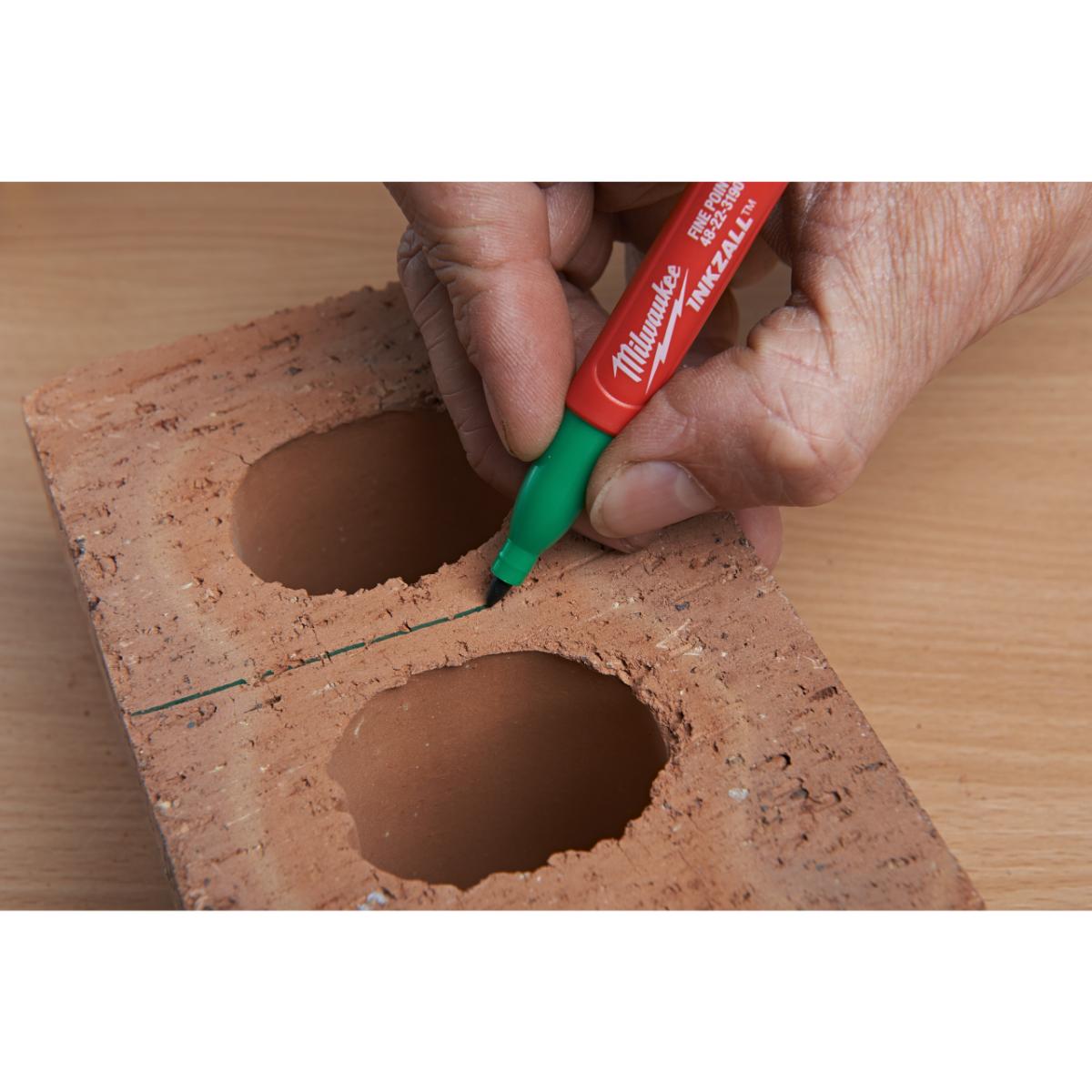 Milwaukee INKZALL™ Permanentmarker mit Keilspitze coloured - 4 stück