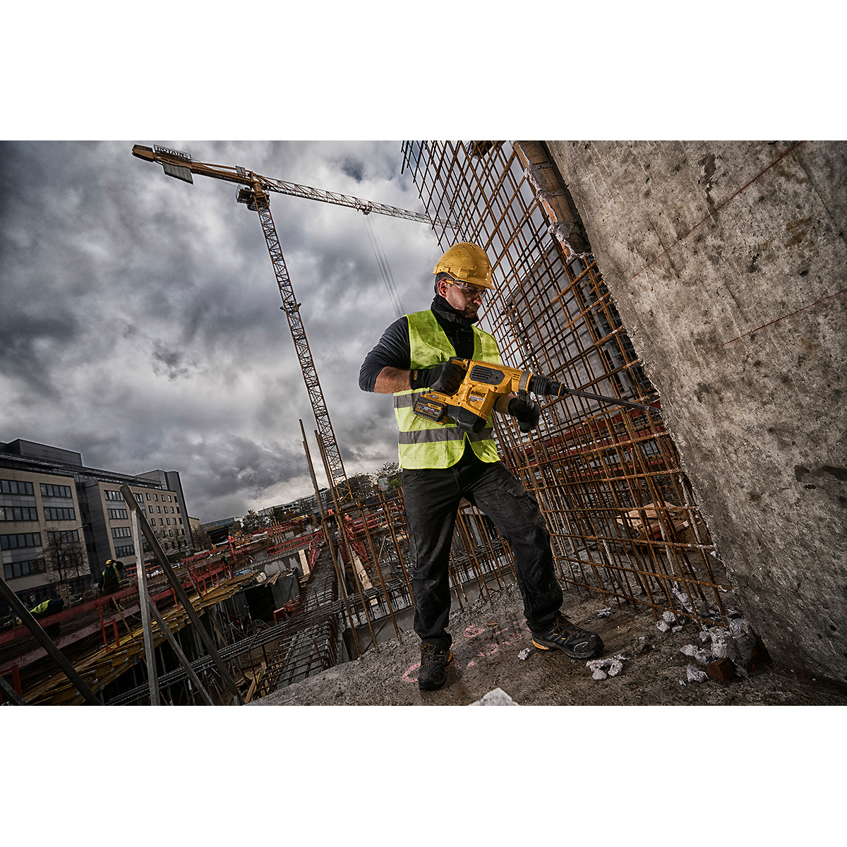 DEWALT Akku-Kombihammer 54V SDS-plus 40mm UTC