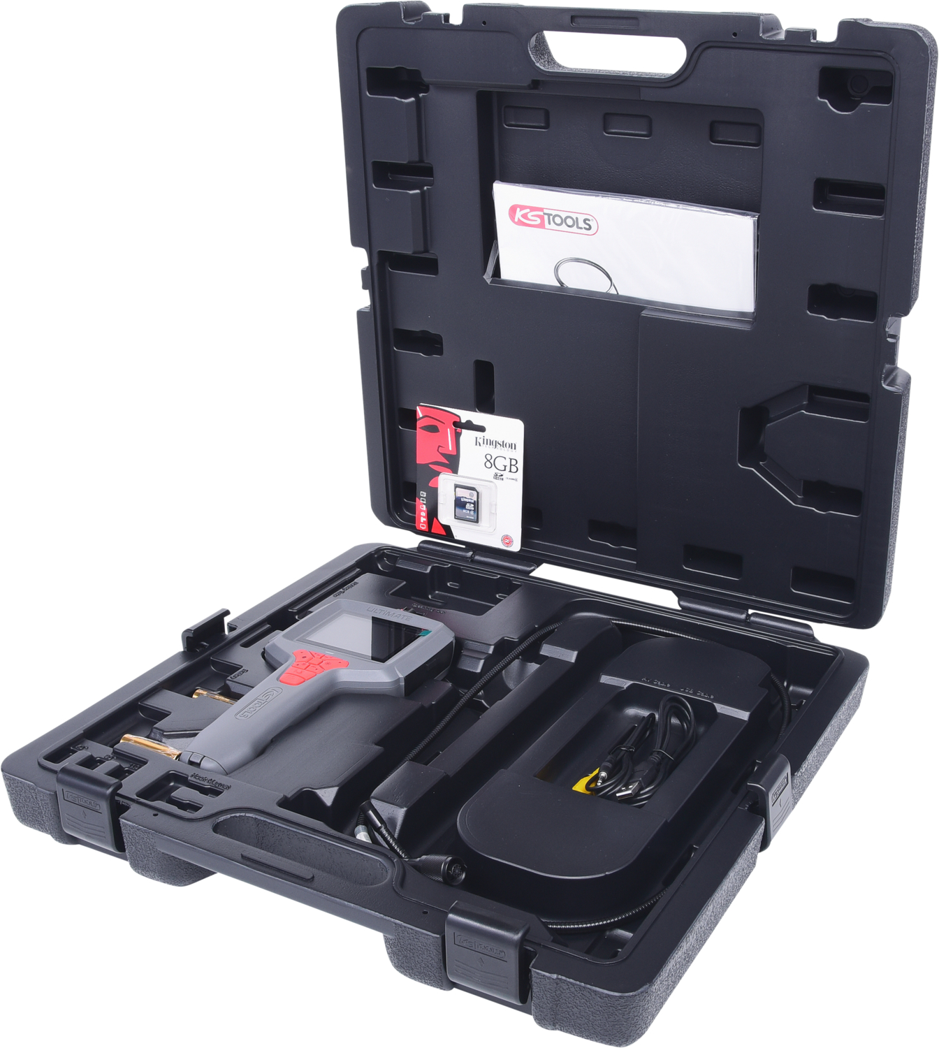 KS Tools ULTIMATEvision MASTER Videoskop-Satz,6-tlg,halbstarr 1m,Ø8,5mm