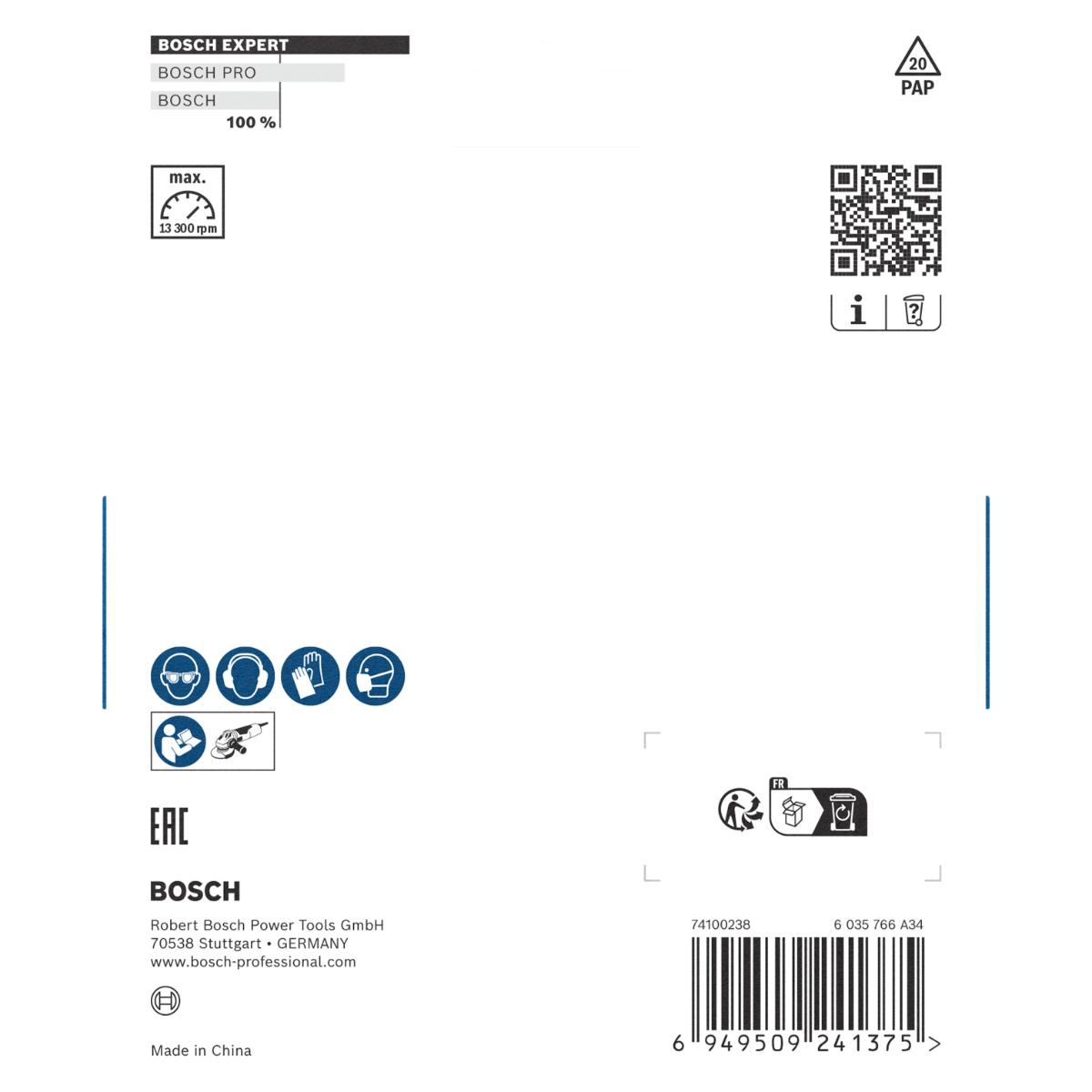 Bosch EXPERT Multi Material Carbide-Topfscheibe grob X-LOCK, 115 mm, 22,23 mm