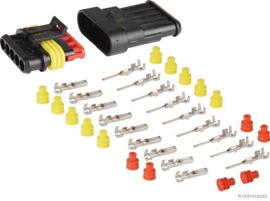 HERTH&BUSS Steckgehäusesatz, AMP Tyco Superseal, 2-polig