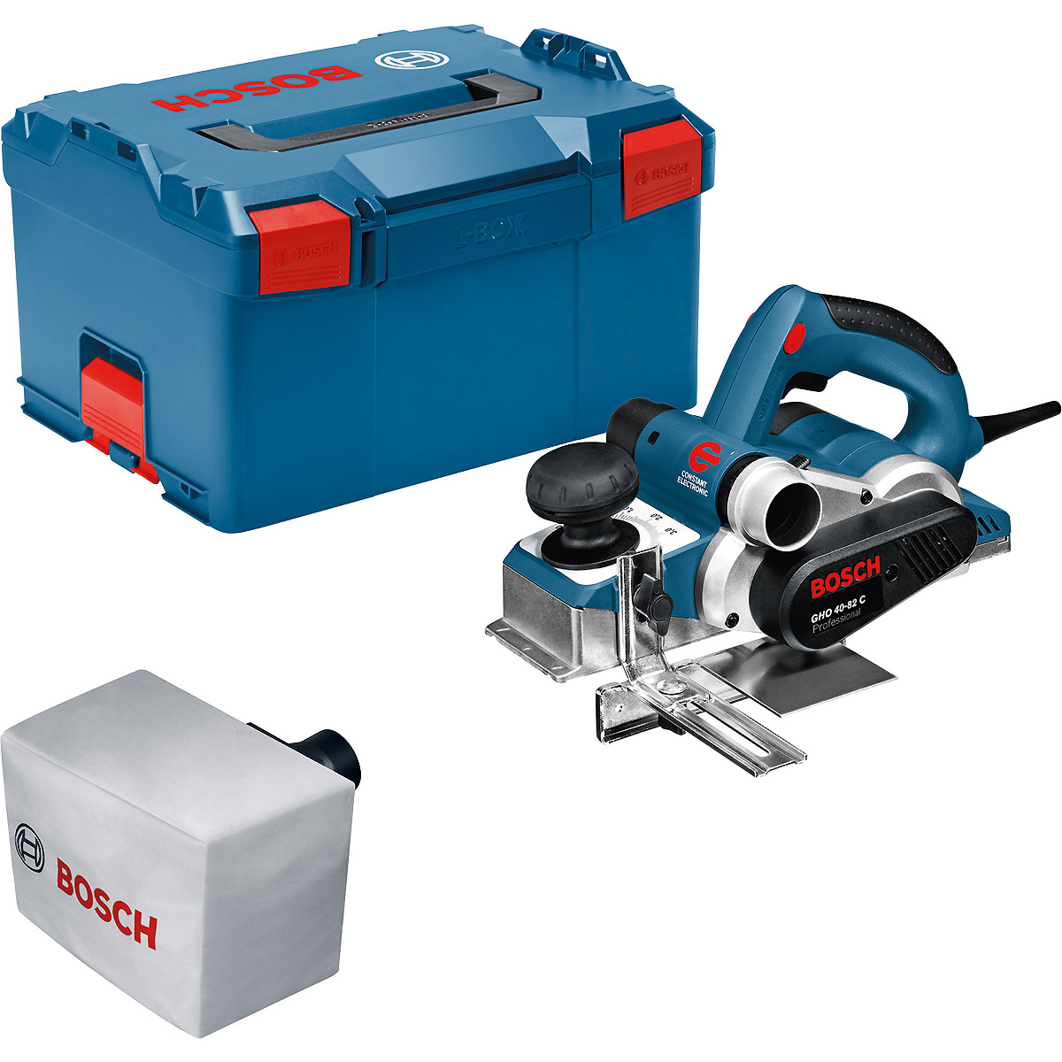 Bosch Hobel GHO 40-82 C, mit L-BOXX