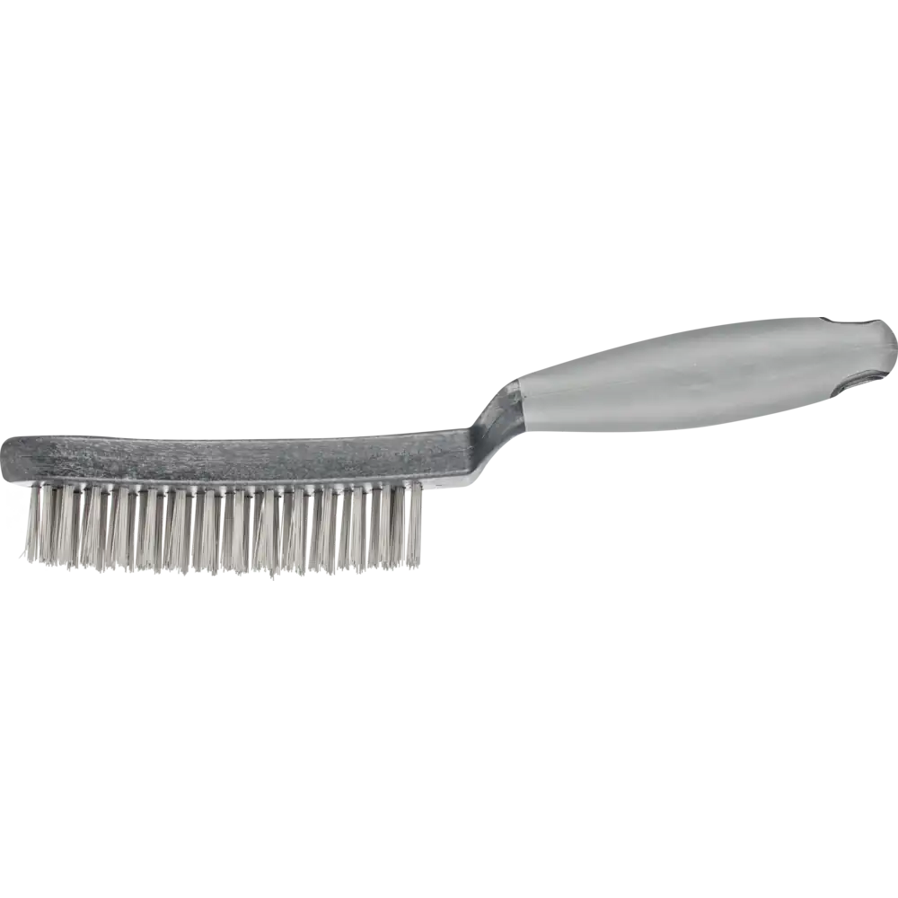 PFERD TOOLS Handbürste mit Kunststoffkörper und ergonomischem Griff HBUP 3reihig Stahl-Draht 0,40