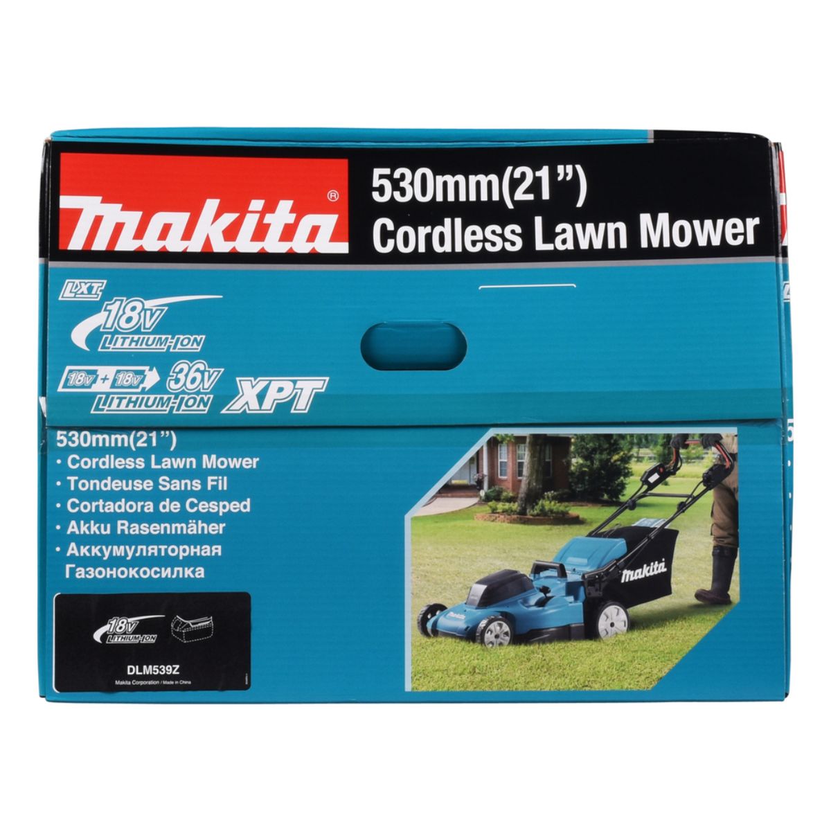 Makita Akku-Rasenmäher 2x18V (ohne Akku, ohne Ladegerät) DLM539Z