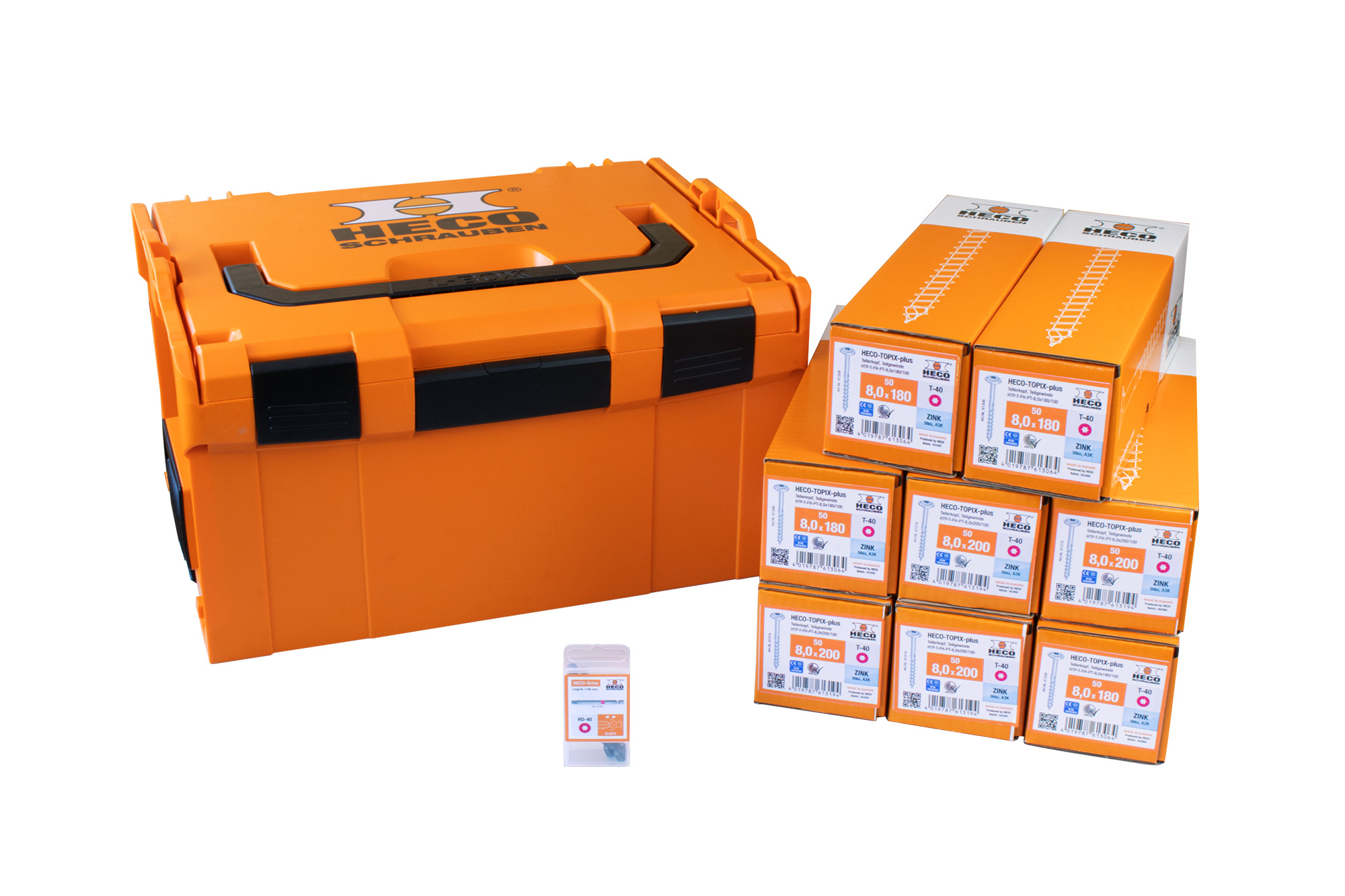 HECO L-BOXX 238 Tellerkopf TG 1, inkl. 3 Langbits