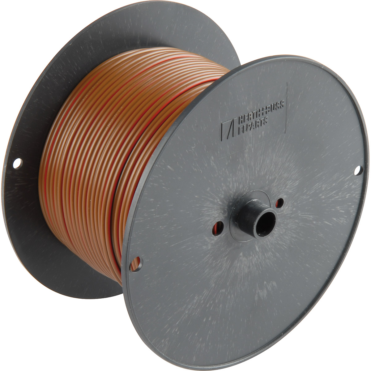 HERTH&BUSS Kabel, XYFAZ, 2x 0,75mm², braun/rot, PVC
