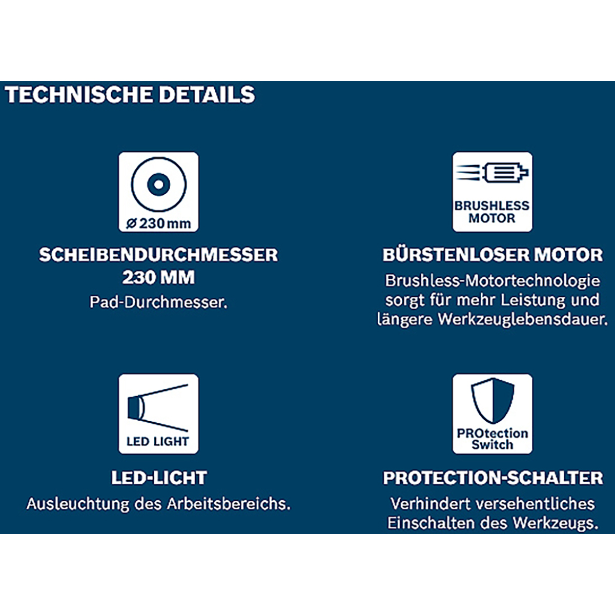 Bosch Akku-rennen und Schleifen GCS 18V-230