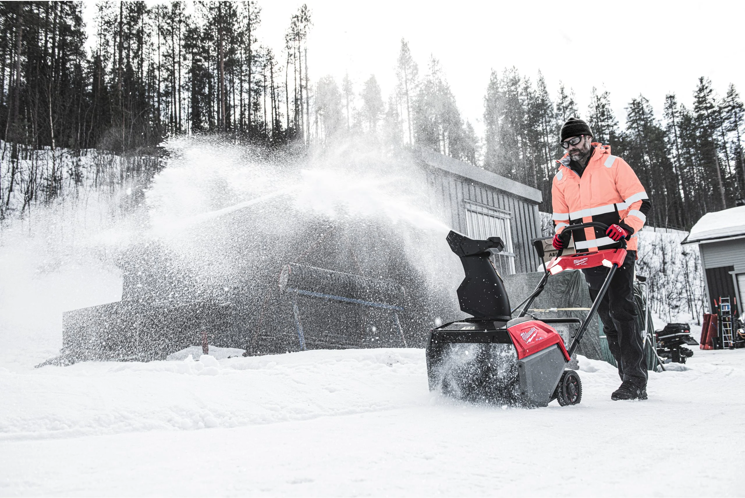 Milwaukee Akku-Schneefräse M18F2SSBL-0