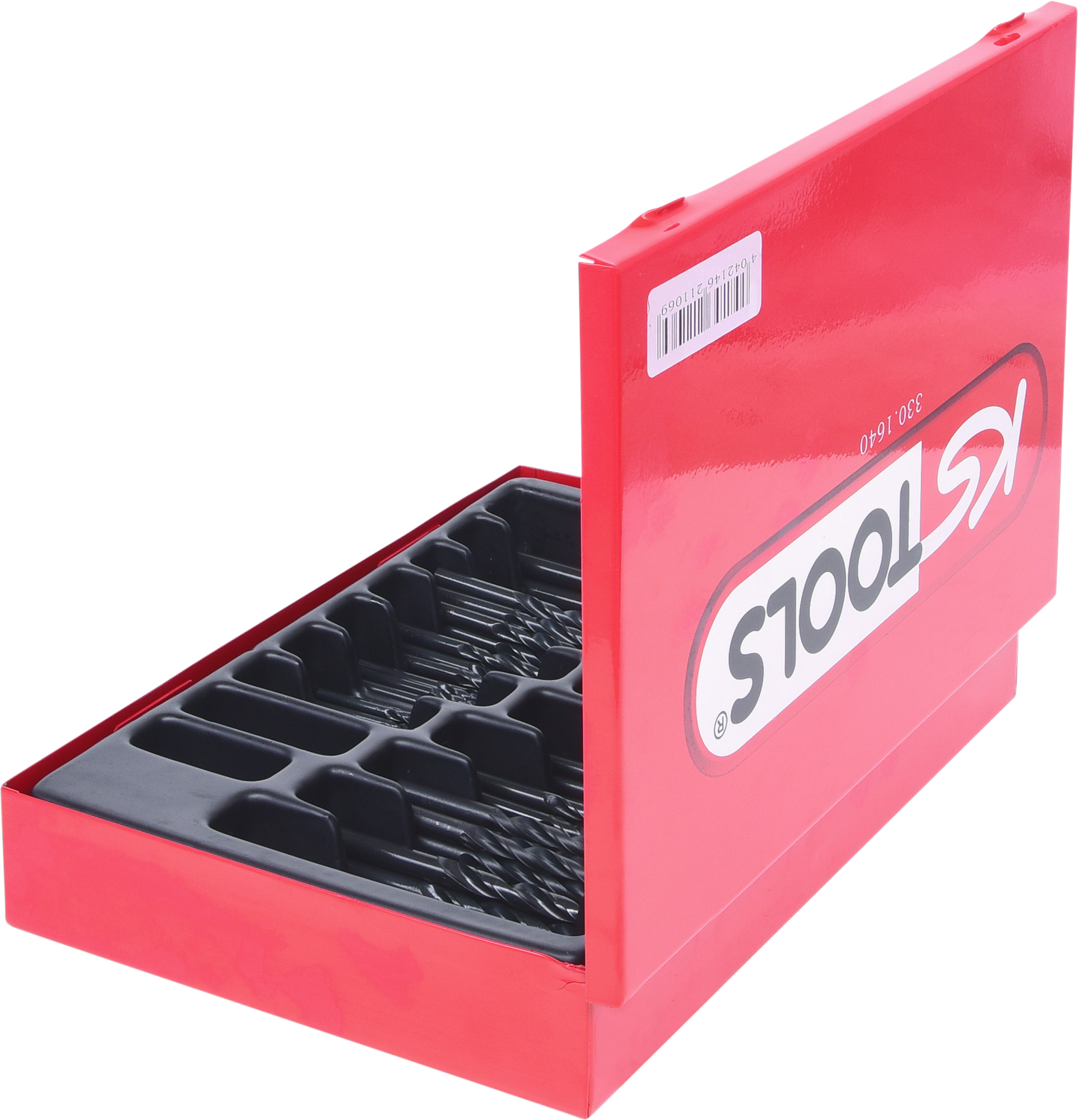 KS Tools HSS-R Spiralbohrer-Satz, 170-tlg, 1-10mm