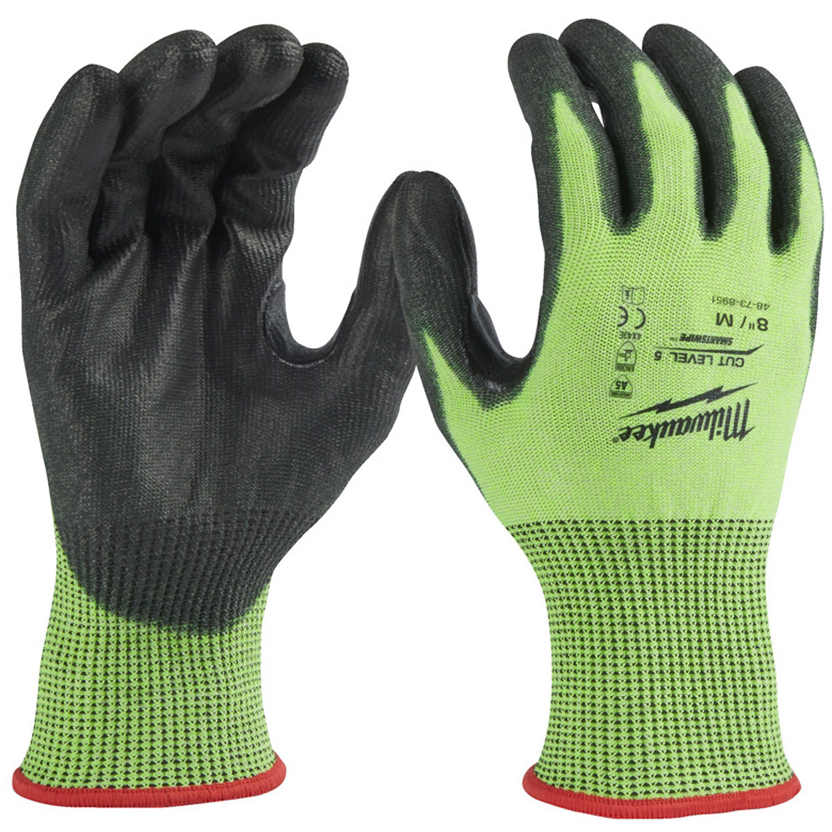 Milwaukee - SCHNITTSCHUTZHANDS. 5/E 8/M HI-VIS - 4932479932
