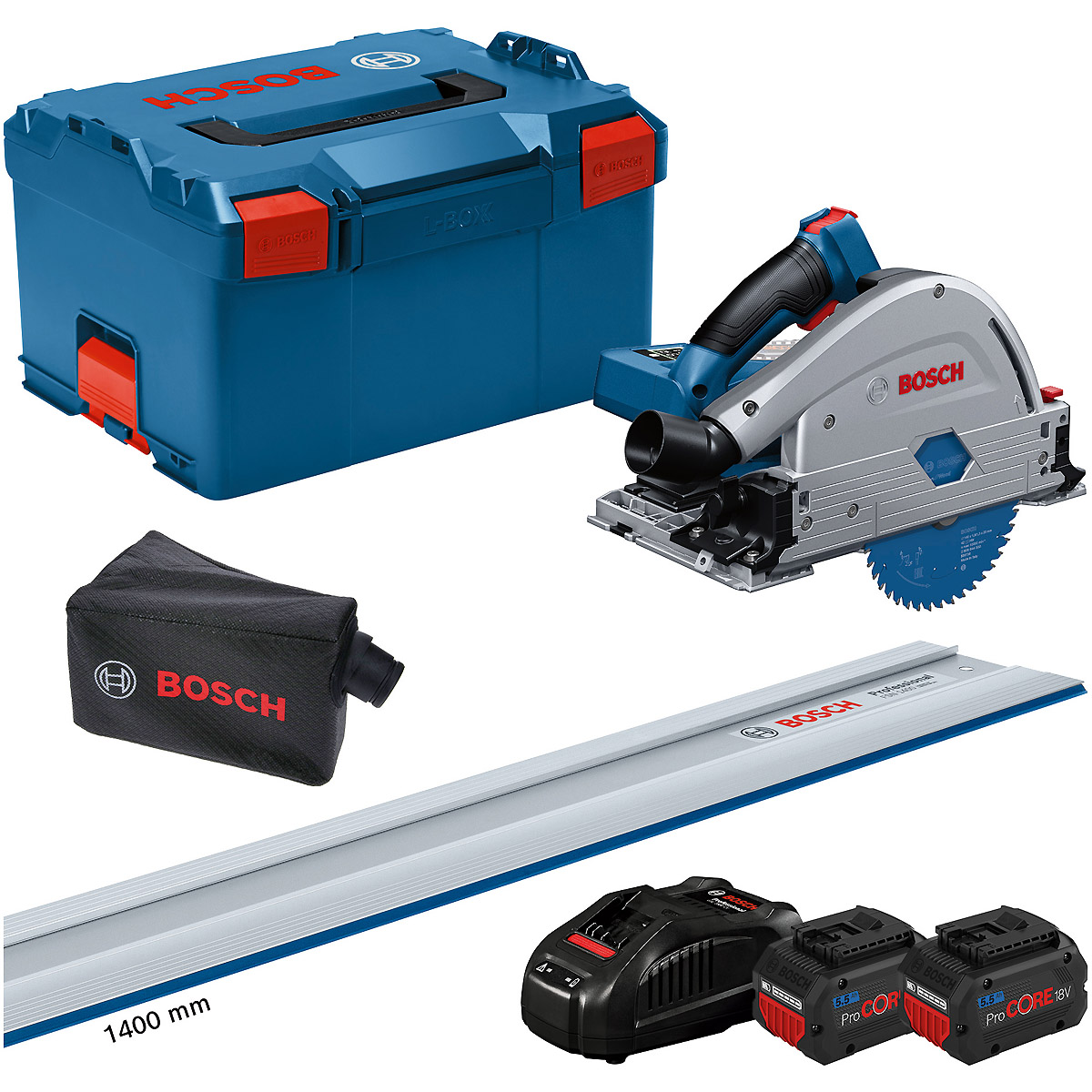 Bosch Akku-Tauchsäge BITURBO GKT 18V-52 GC