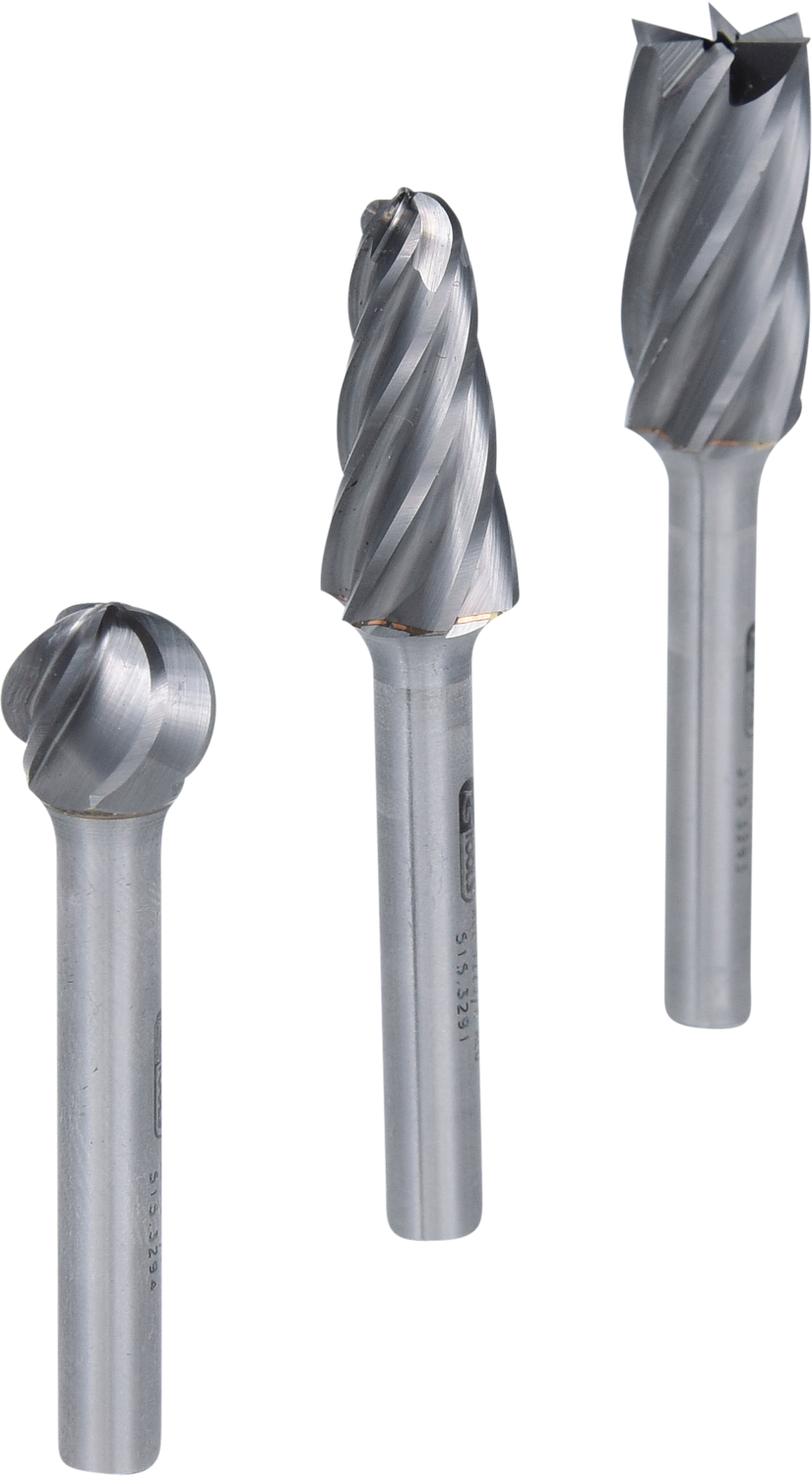 KS Tools Frässtift-Satz, 3-tlg